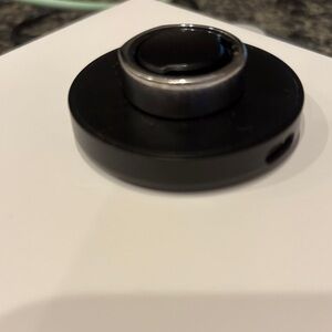 Oura Ring in Black and Silver